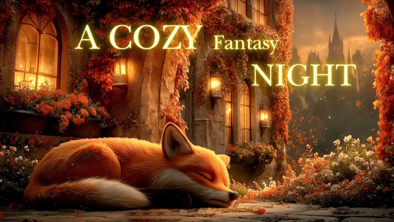 The Fox Who Slept Beneath the Autumn Windows 🍂🕯️ | A Cozy Fantasy Night for Peaceful Sleep