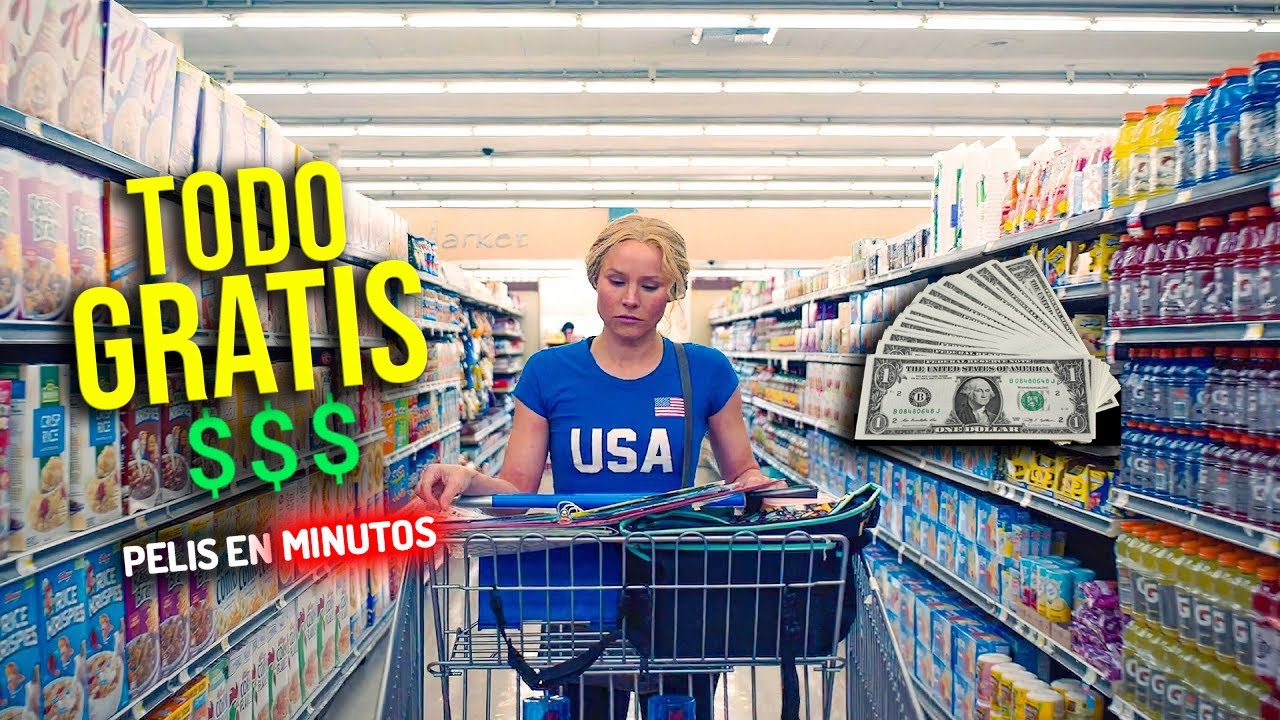MUJER ENCUENTRA una MANERA INCREÍBLE para NO PAGAR por sus COMPRAS | Pelis en Minutos