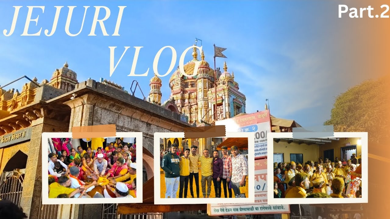 Jejuri Yatra Vlog | Shri Khandoba Temple Darshan 💛🙏
