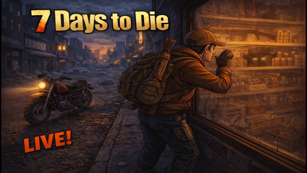 Morning 7 Days to Die Chill – Loot & Build LIVE