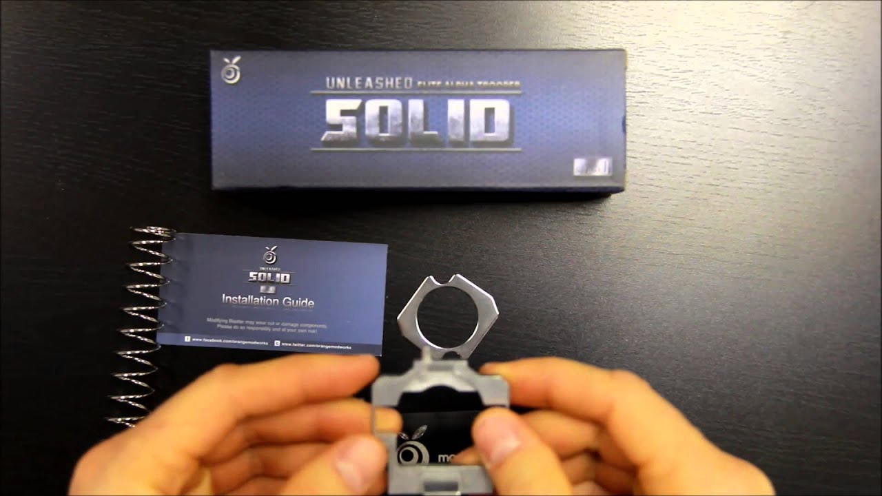 Unleashed Solid Stage 1 Kit for Nerf Elite Alpha Trooper from Orange Mod Works