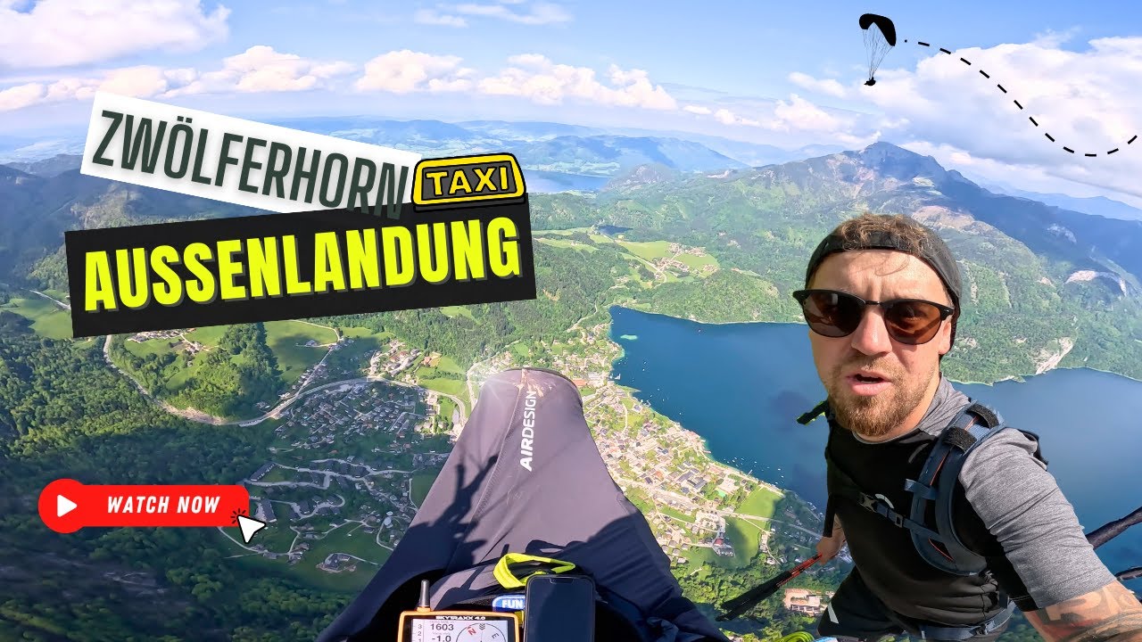 Ungeplante Außenlandung 🪂🏔️am Rückweg zum Zwölferhorn