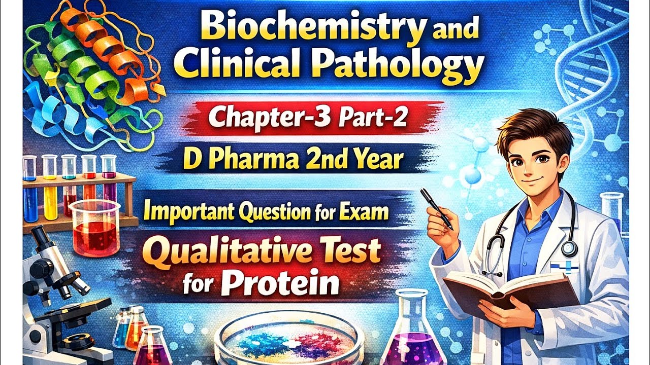 Proteins | Biochemistry Chapter 3 | Part 2 | D Pharma 2nd Year | Important Topic #dpharma #protein
