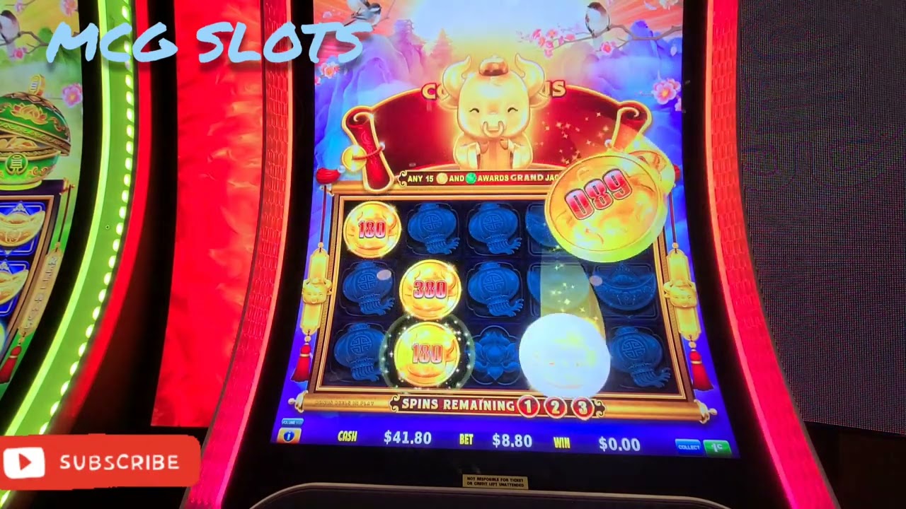 CARNIVAL COW @ KICKAPOO CASINO  I WON $1000 in FREE PLAY/  LUCKY BUCKS LOTS OF BONUSES