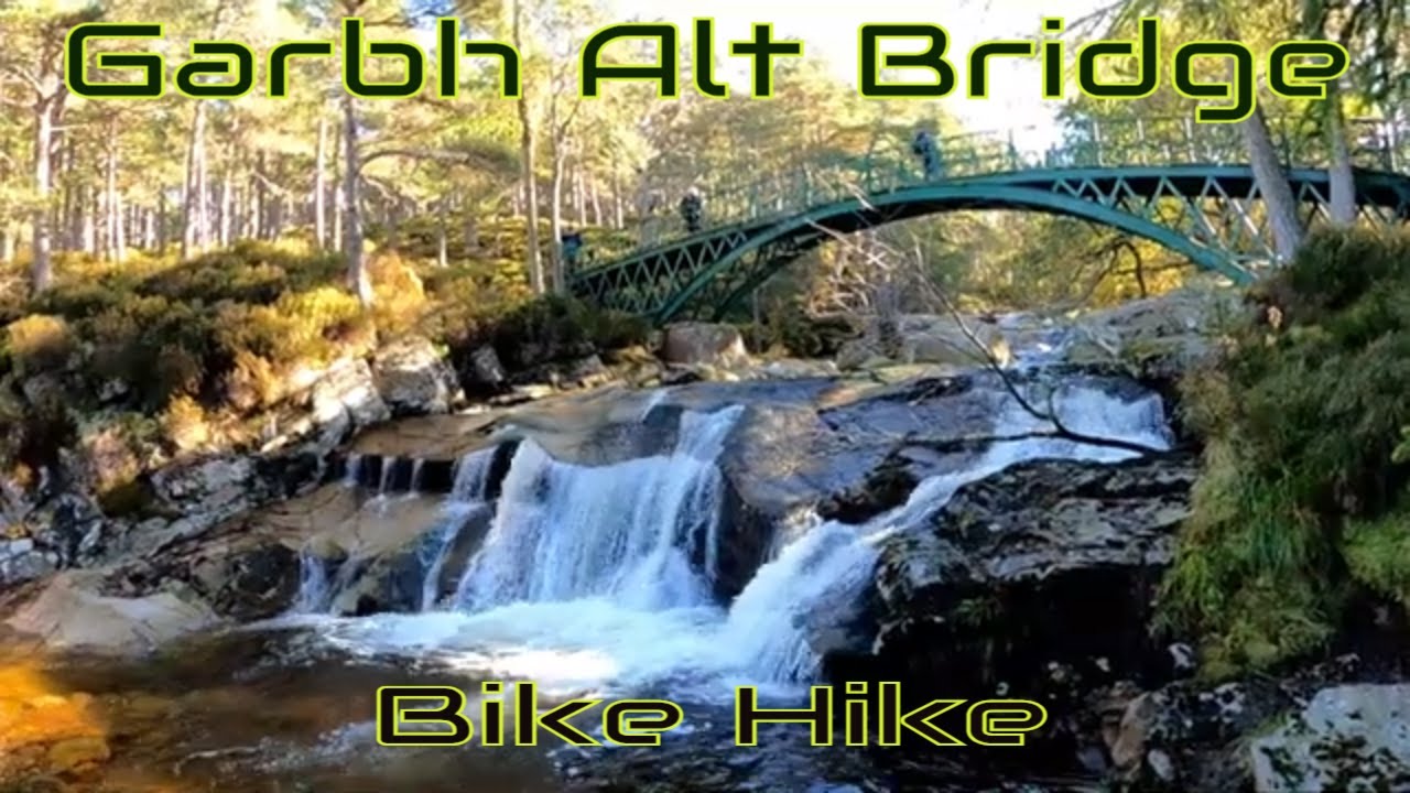 Ballochbuie Forest, Balmoral Estate, Braemar, Garbh Alt Falls..Bike Hike.