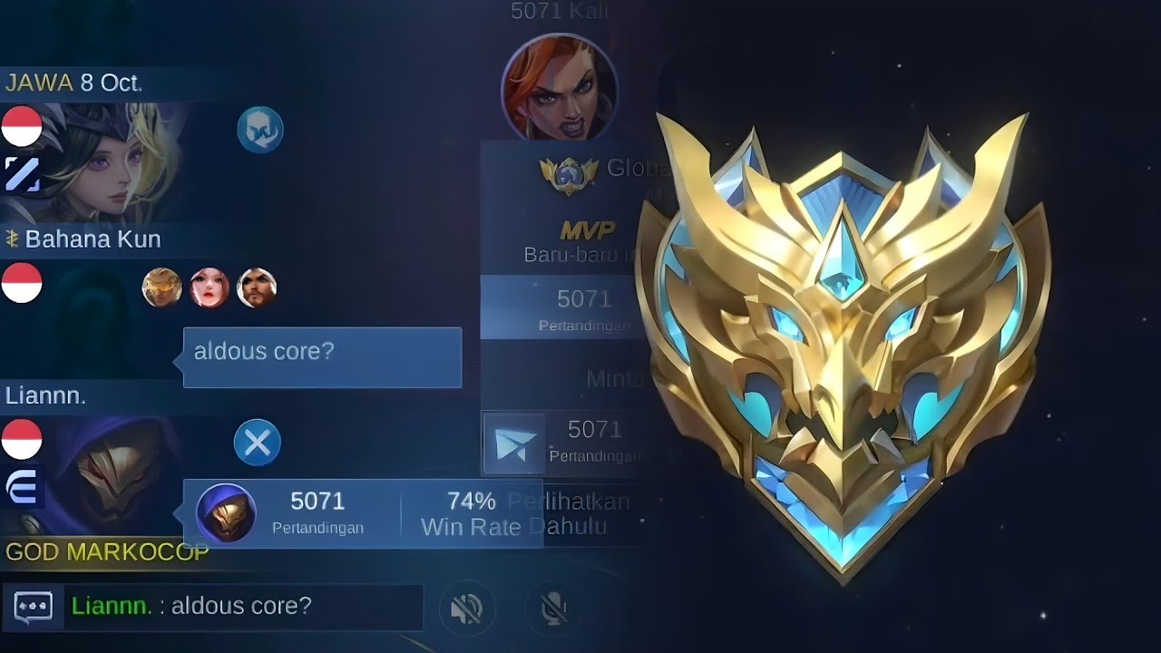 Aku Mencoba Nyamar Menjadi Markocop! Detik Detik Naik Ke Mythic Honor di Awal Season 31