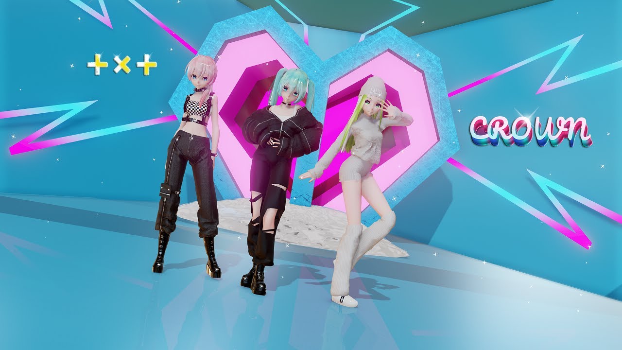 (MMD) TXT - CROWN (DL) (4К)