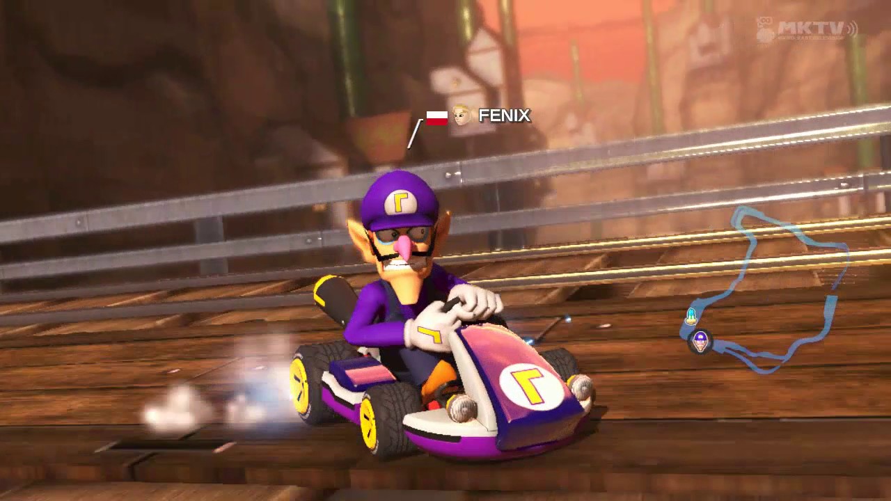 Wii U - Mario Kart 8 - (Wii) Золотой прииск Варио