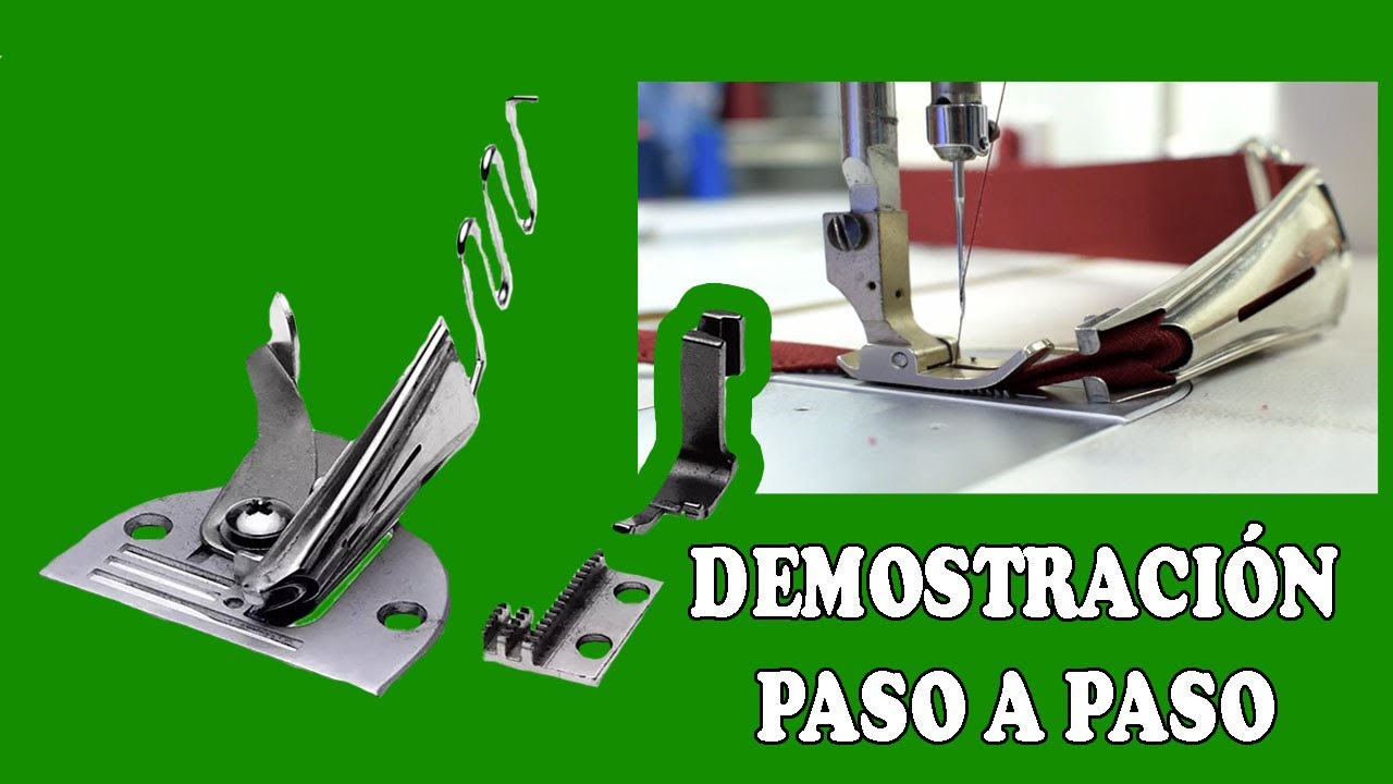 EMBUDO PARA RIBETEAR EN MAQUINA RECTA MUY FACIL|Tips De Confección
