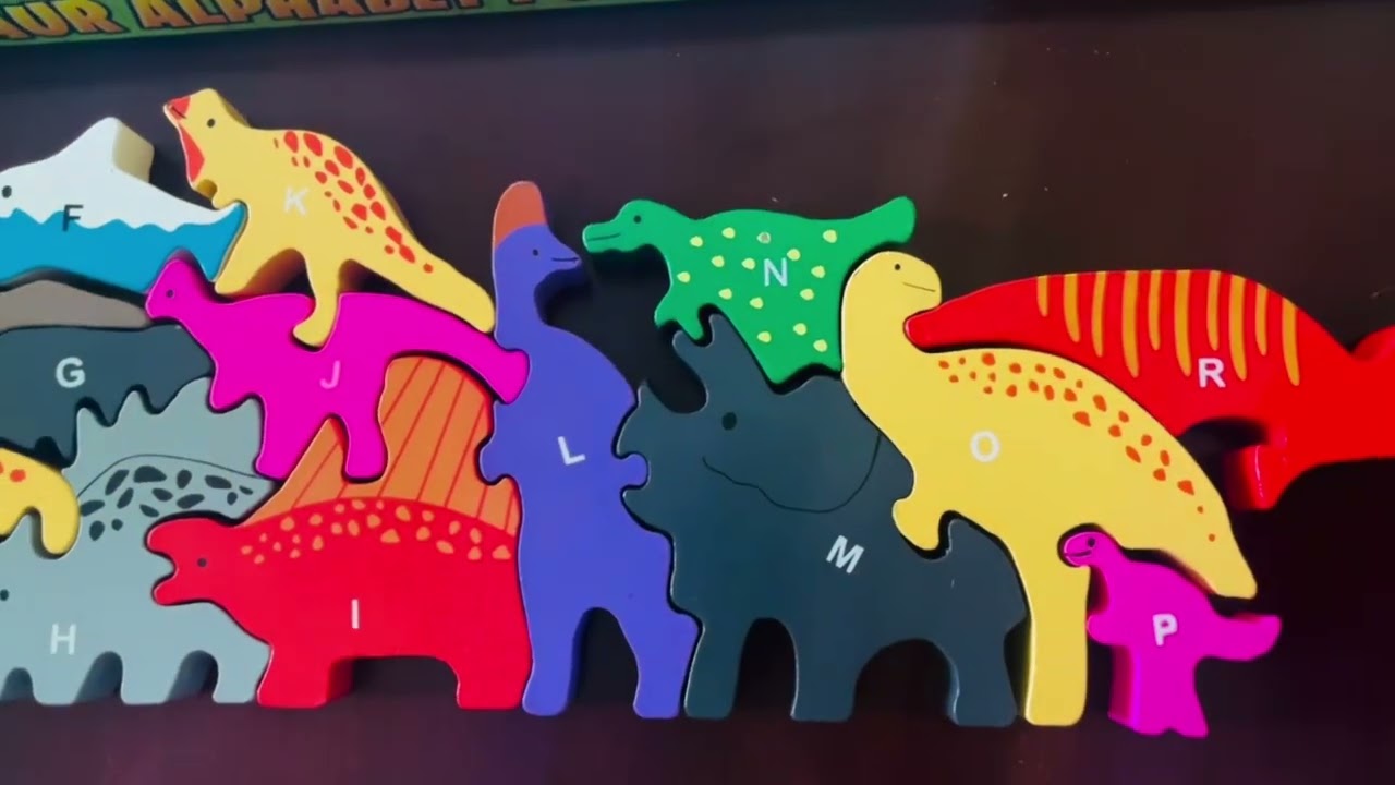 ABCs, Alphabet, and Phonics Sounds Dinosaur Puzzle!
