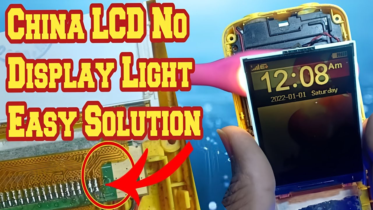 China Phone LCD Display Light Easy Solution |All China Keypad LCD Light Jumper