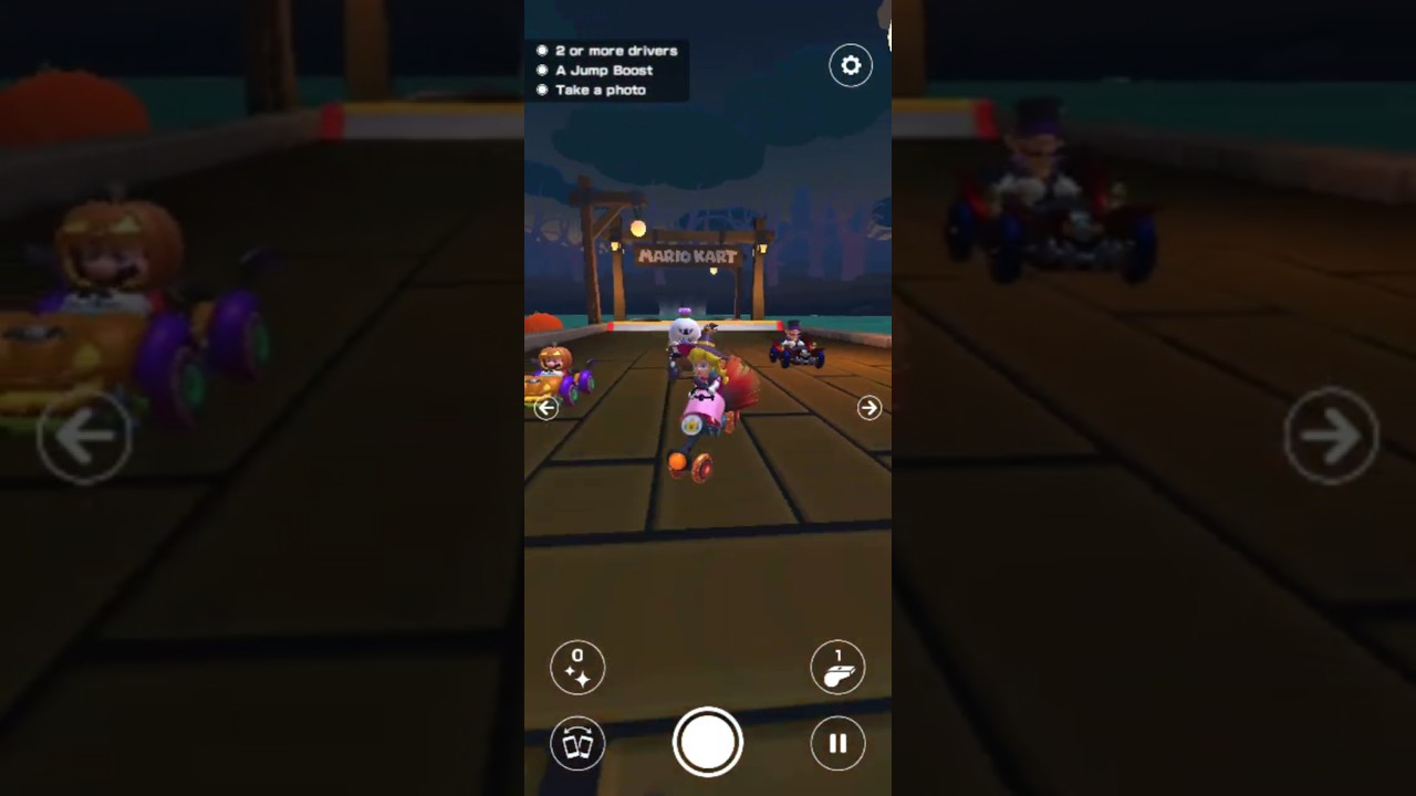 Mario Kart Tour (Halloween Peach Gameplay) Challenge 10: Snap A Photo (21-10-2023)
