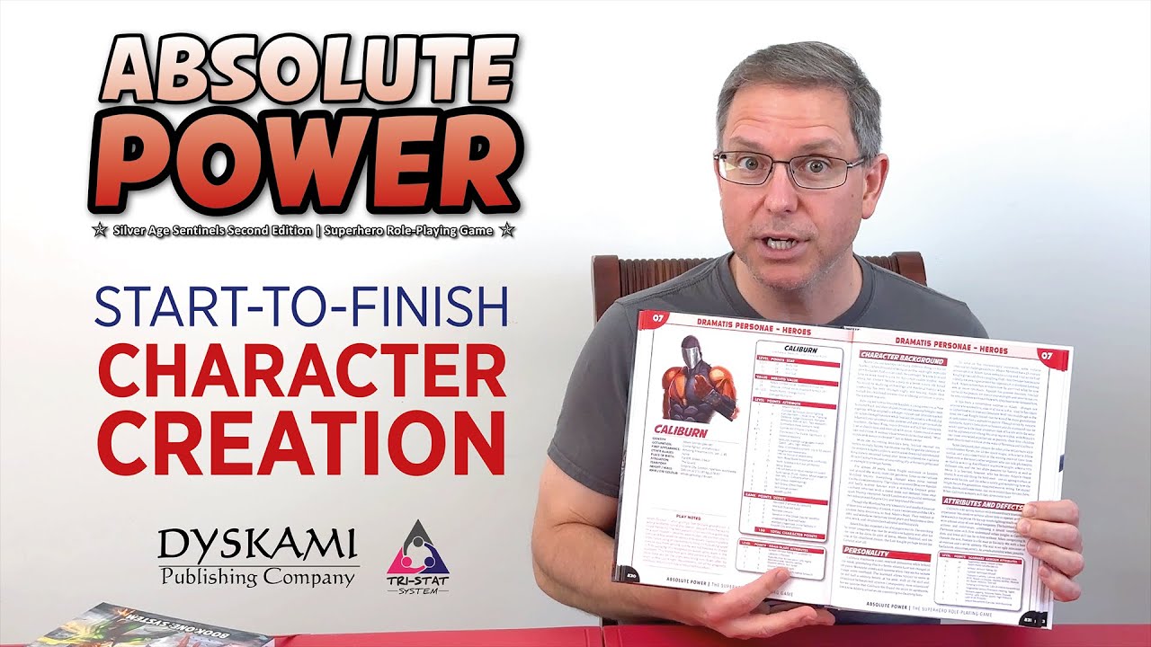 Absolute Power Superhero RPG: Start-to-Finish Character Creation (Tri-Stat System)