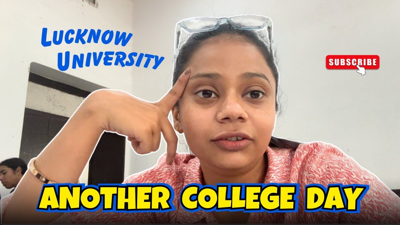 Lucknow University Vlog 📚 || Another College Day 🫠 || Rajshree #vlog #lucknowuniversity