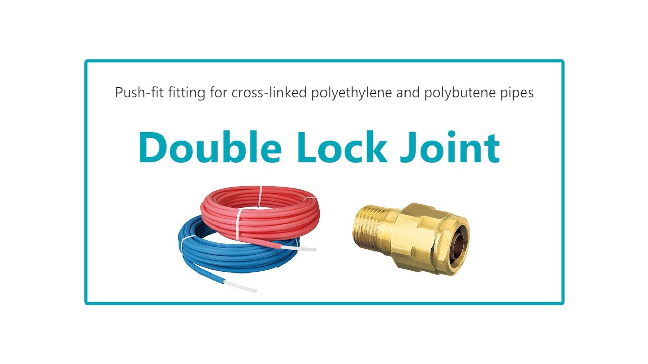 Push-fit fitting for cross-linked polyethylene 