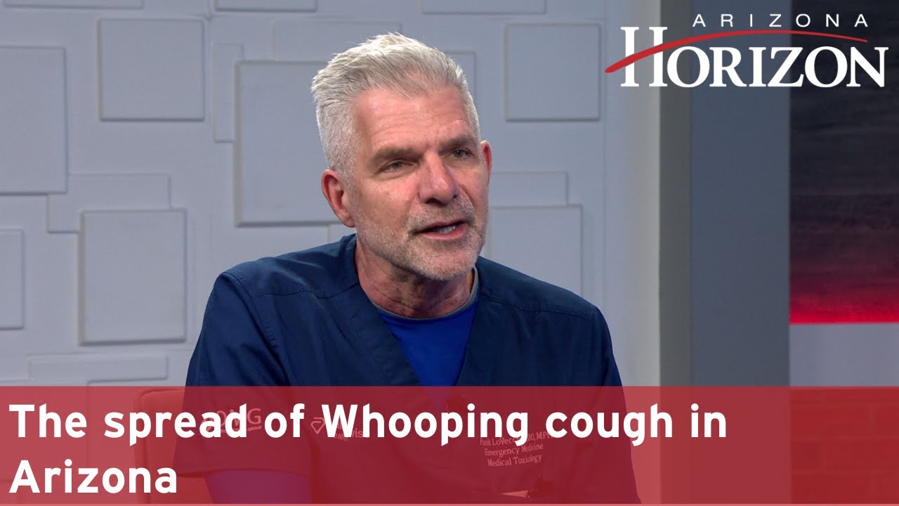The spread of whooping cough in Arizona
