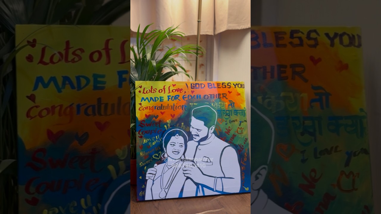 Magic canvas kit Now you can create your magic canvas on your own  #wedding #wowportrait  #wowpaint