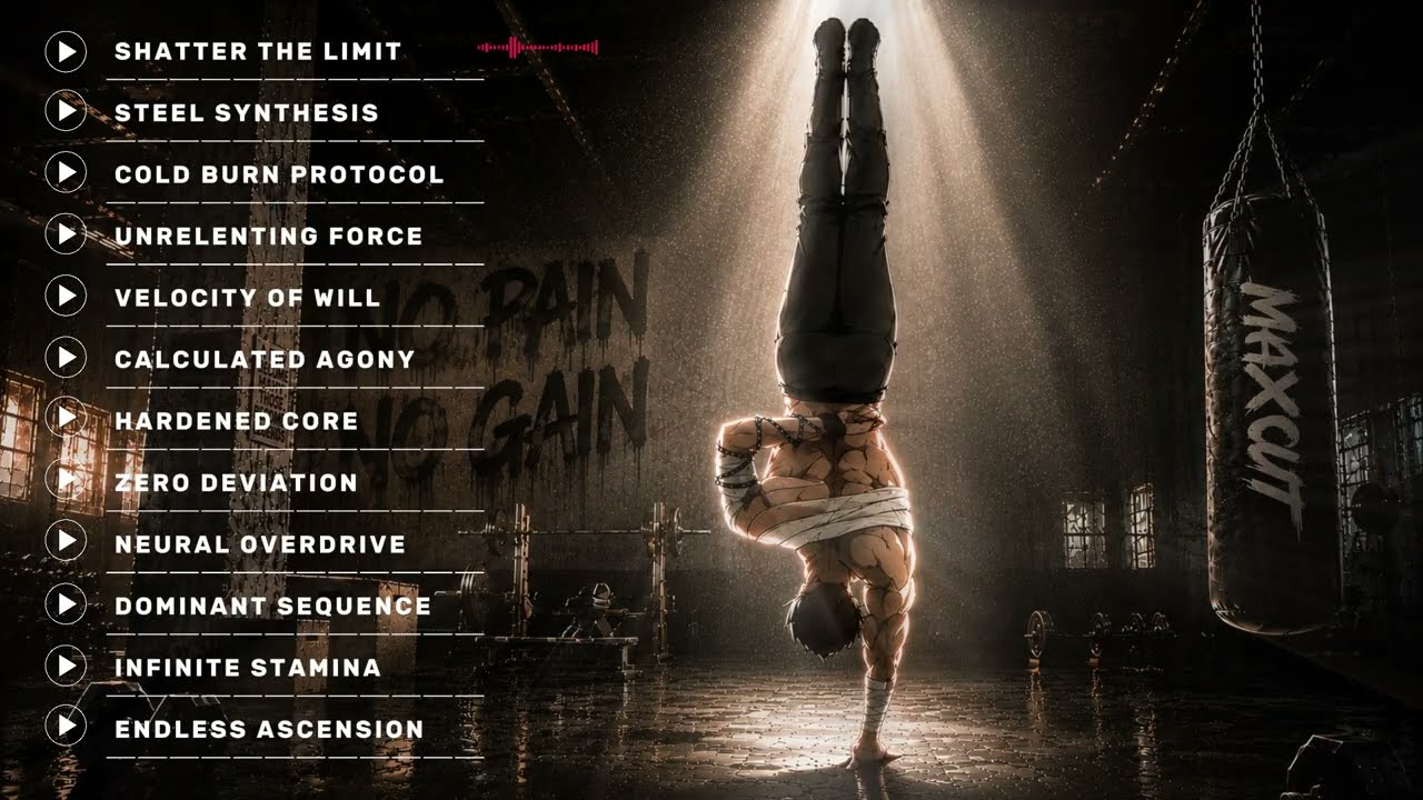 NO EXCUSES - PAIN BUILDS POWER | Hard Rap Rock Workout Music 🔥