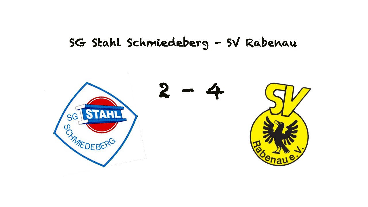 SG Stahl Schmiedeberg - SV Rabenau  2:4