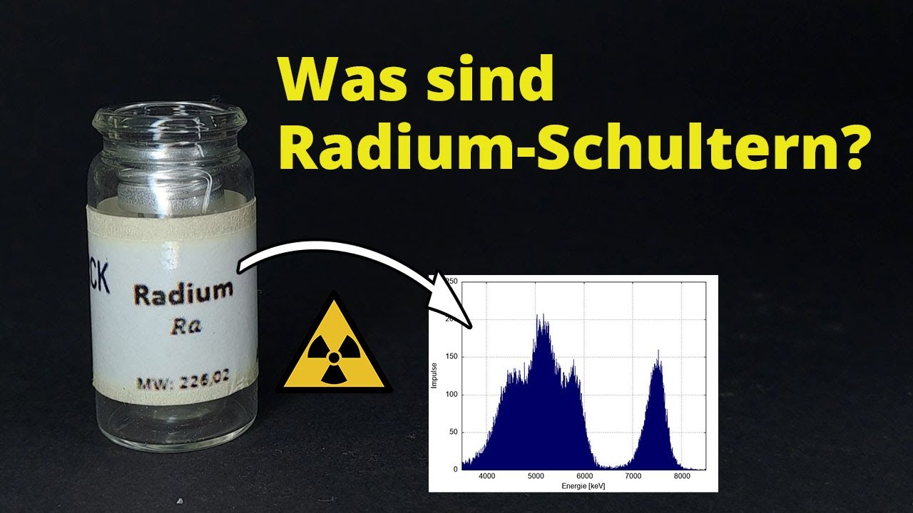 Radium - Ra-226 Alpha Spektrum - Praktikum Nuklearchemie