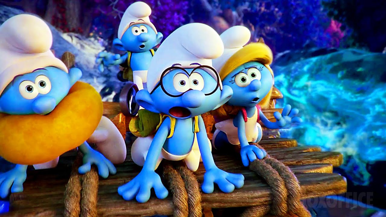 Gargamella insegue i Puffi lungo il fiume | I Puffi Viaggio nella foresta segreta | Clip in Italiano