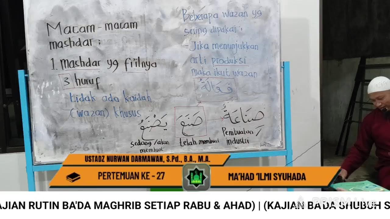 KAJIAN MA'HAD 'ILMI MASJID SYUHADA PERTEMUAN KE 27 SESI 2