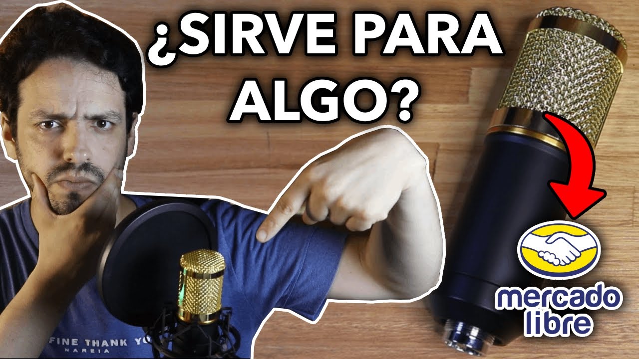 El MICRÓFONO de CONDENSADOR MÁS BARATO de MERCADOLIBRE, ¿SIRVE PARA ALGO?