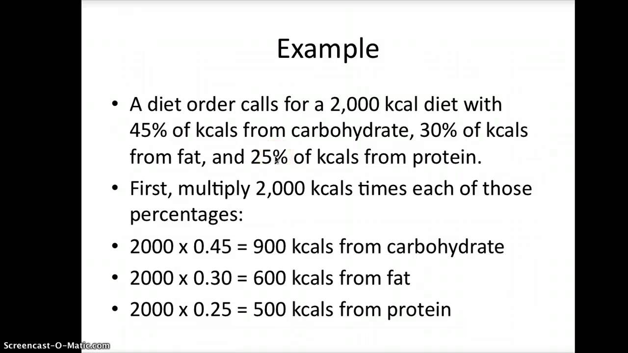 Diabetic diets math practice