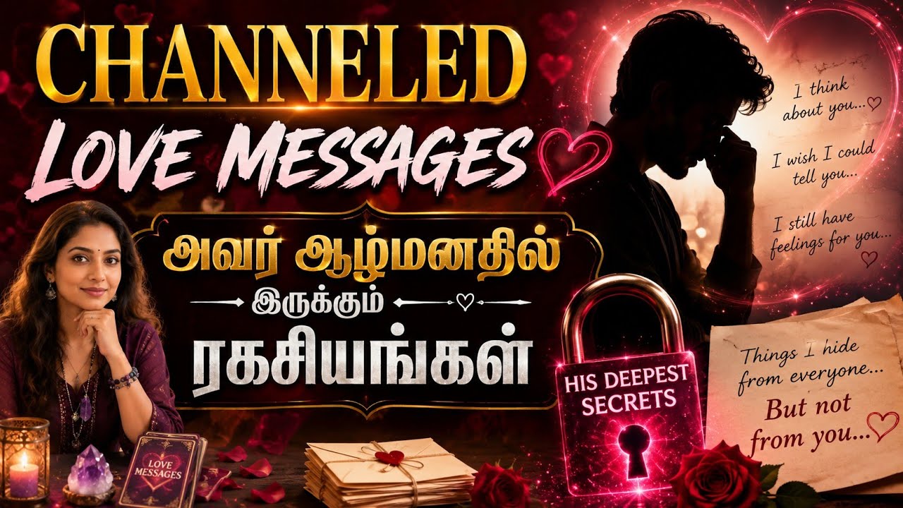 உங்கள் நபருடைய CHANNELED LOVE MESSAGE 💌&hearts;️ #tamiltarotreading #channeledmessages #nocontactreading 
