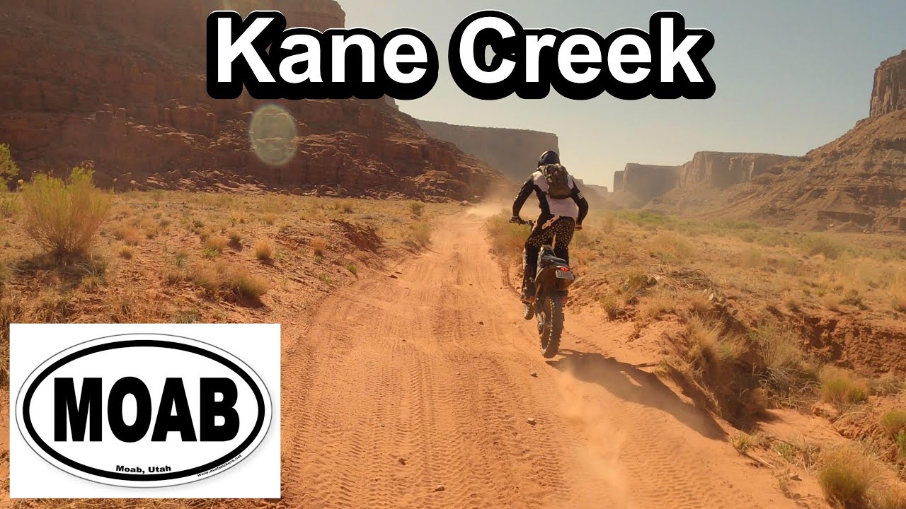 Best Motorcycle trails in Moab Part 1 Kane Creek... on KTM 300, Husky 300 and Honda 250F