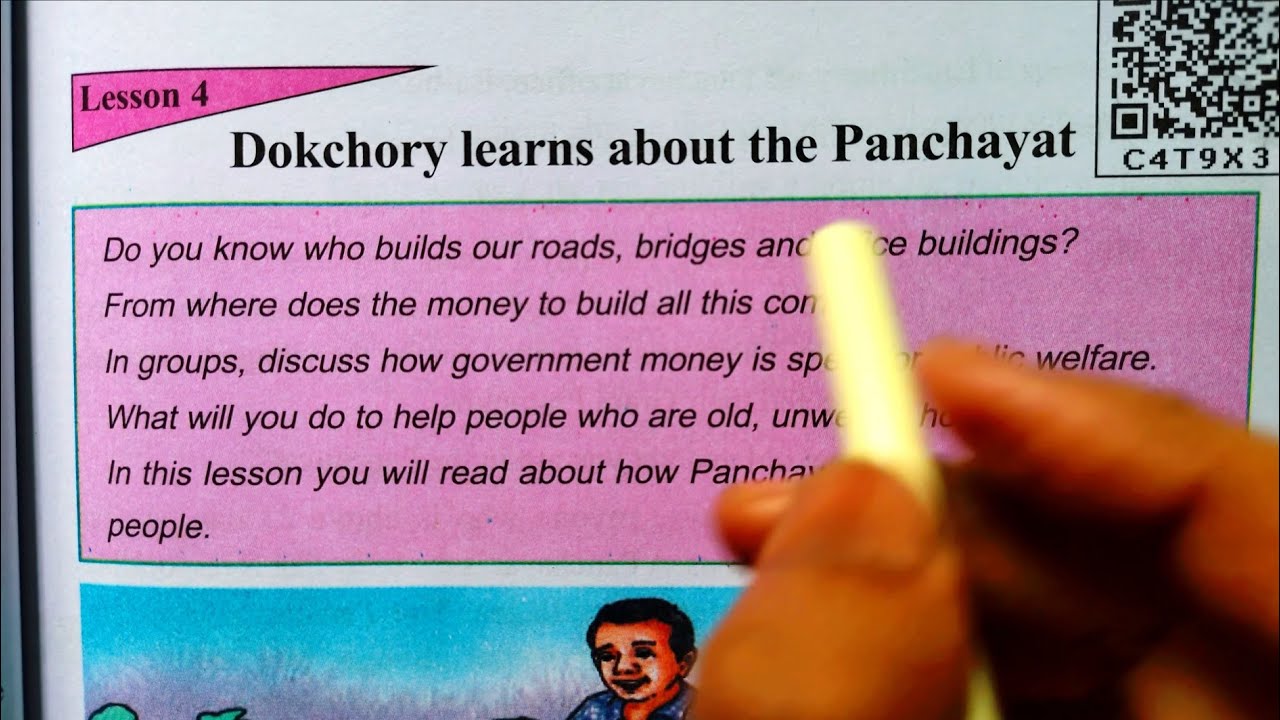 Dokchory learns about the Panchayat - English Reading Practice -Lesson 4-Class 8 textbook Sunbeam-3