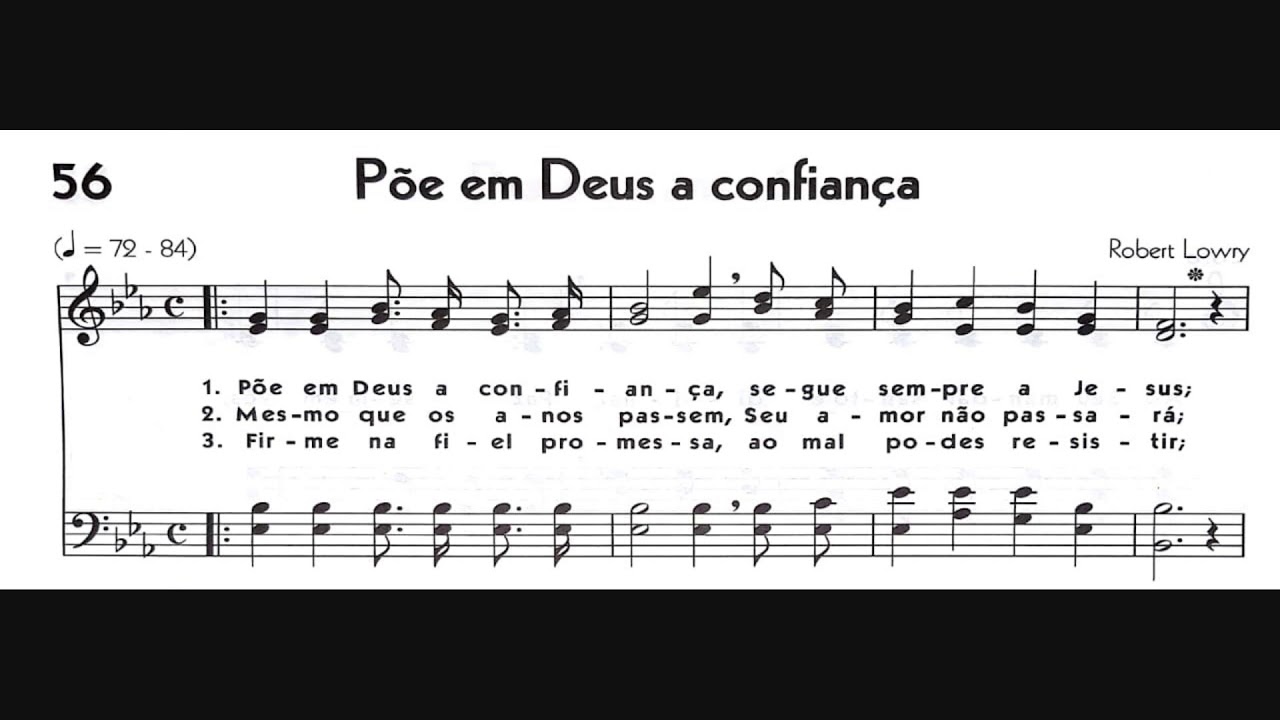 Hinário 5 CCB - Hino 056 - Põe em Deus a confiança - Strings - Teclado Yamaha PSR S670