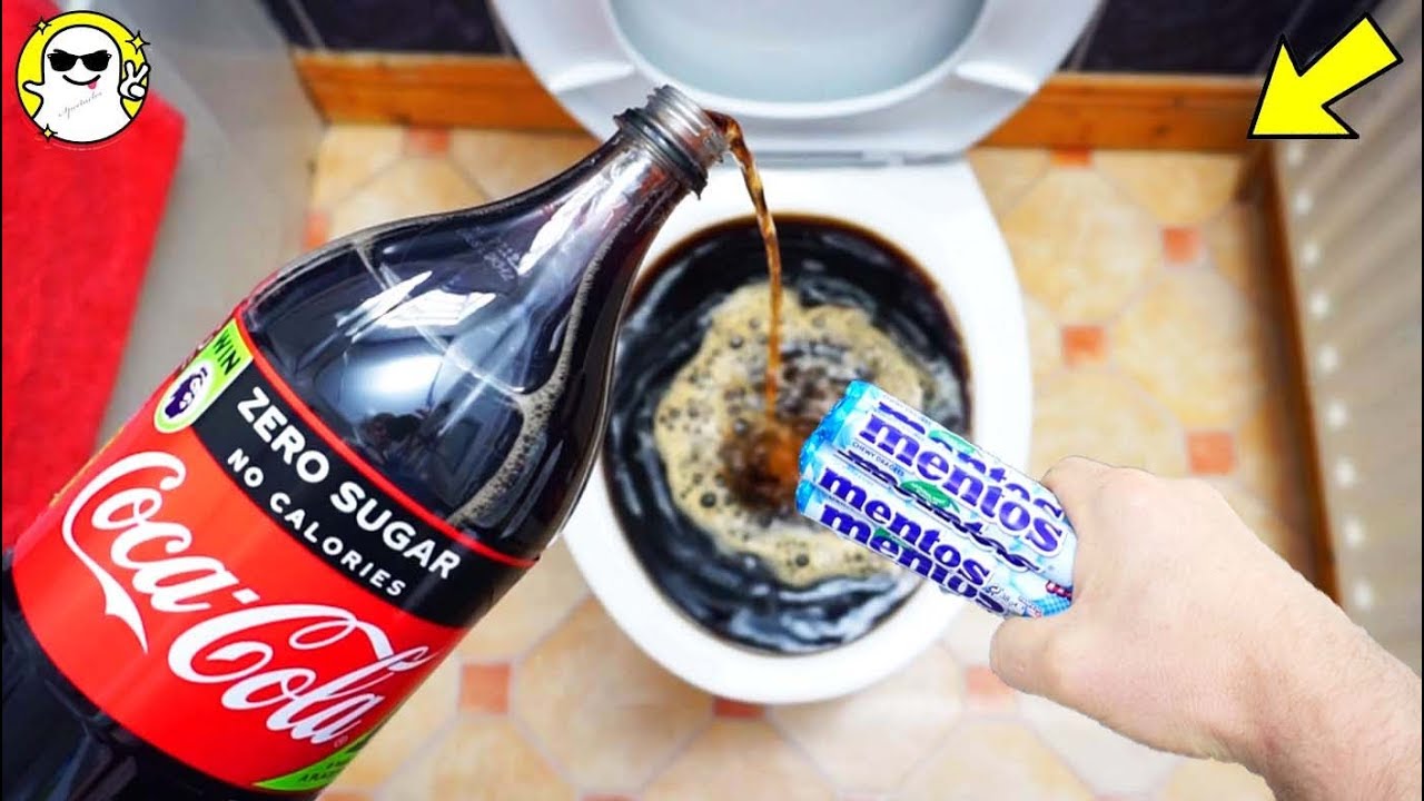 Will it Flush? Lots Of Mentos And Coke