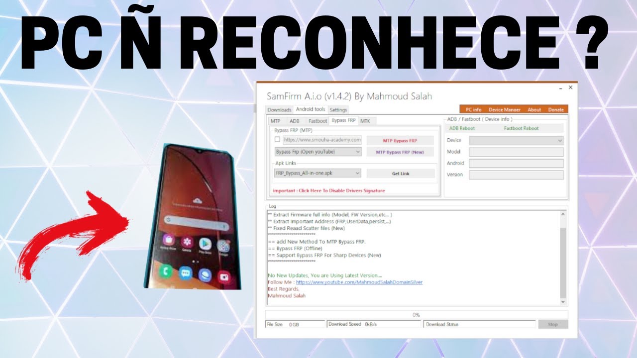 Programa SamFirm (remover conta google) não funciona? (RESOLVIDO)
