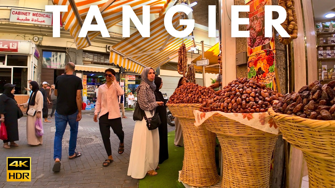 TANGIER Morocco Walking Tour 🇲🇦 |  Inside the Medina – 4K HDR
