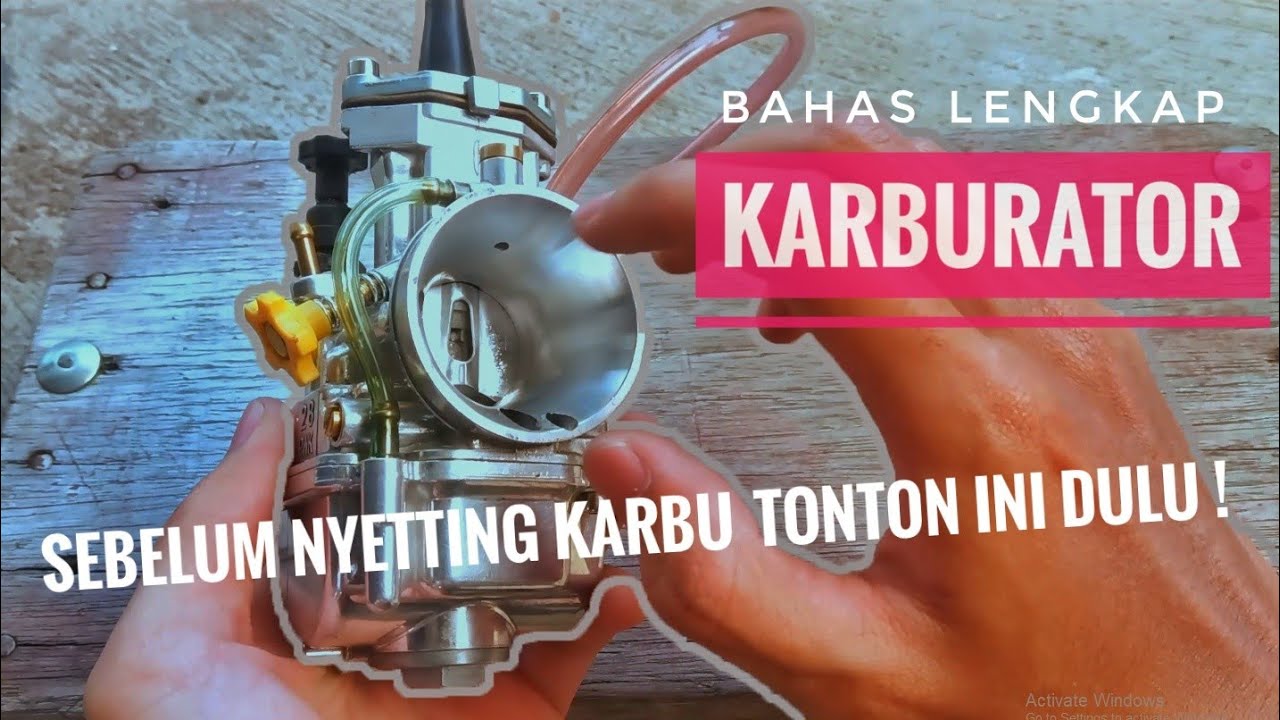 BAGIAN-BAGIAN KARBURATOR SERTA CARA KERJANYA || PWK28 CPO