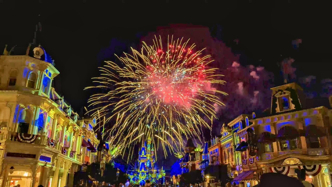 🔴 4K LIVE Magic Kingdom Spectacular  Saturday!