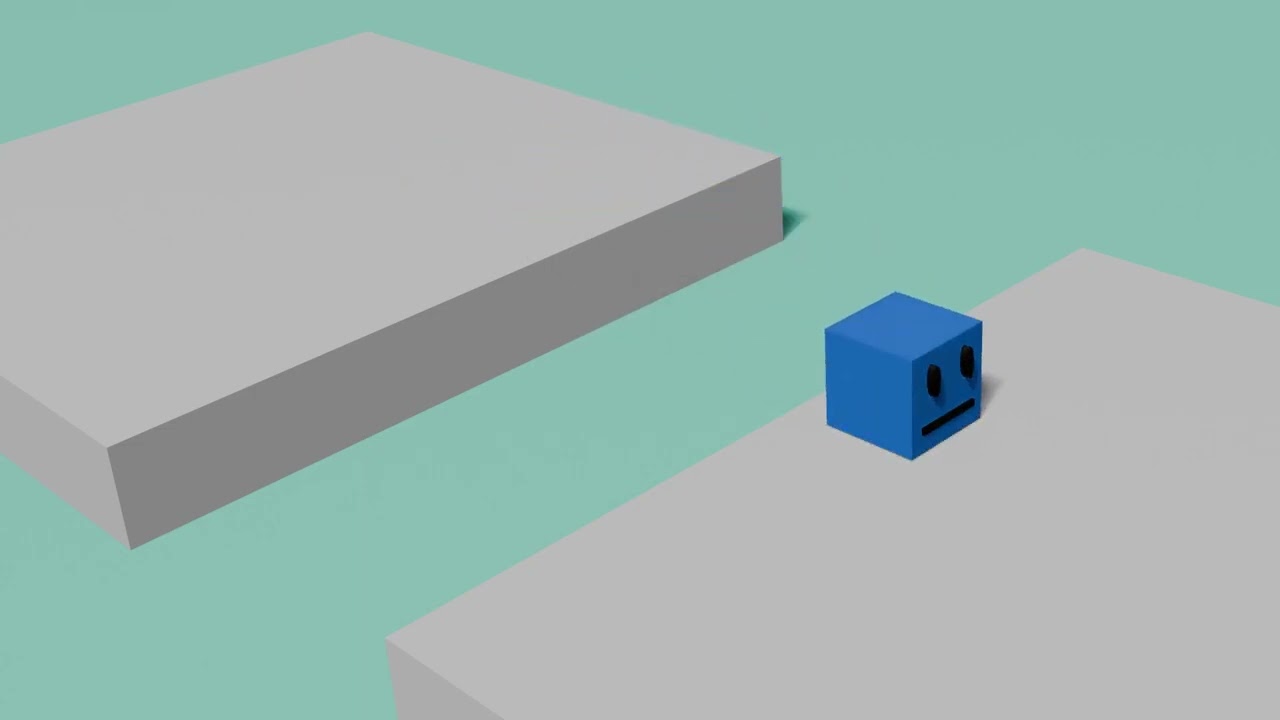 Cube Jumping (first Blender animation)