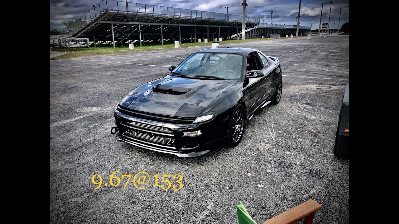 9.67@152  35PSI World’s First Mid 9’s “Streetable” 3SGTE AWD CELICA ALLTRAC ST185 10,000RPM