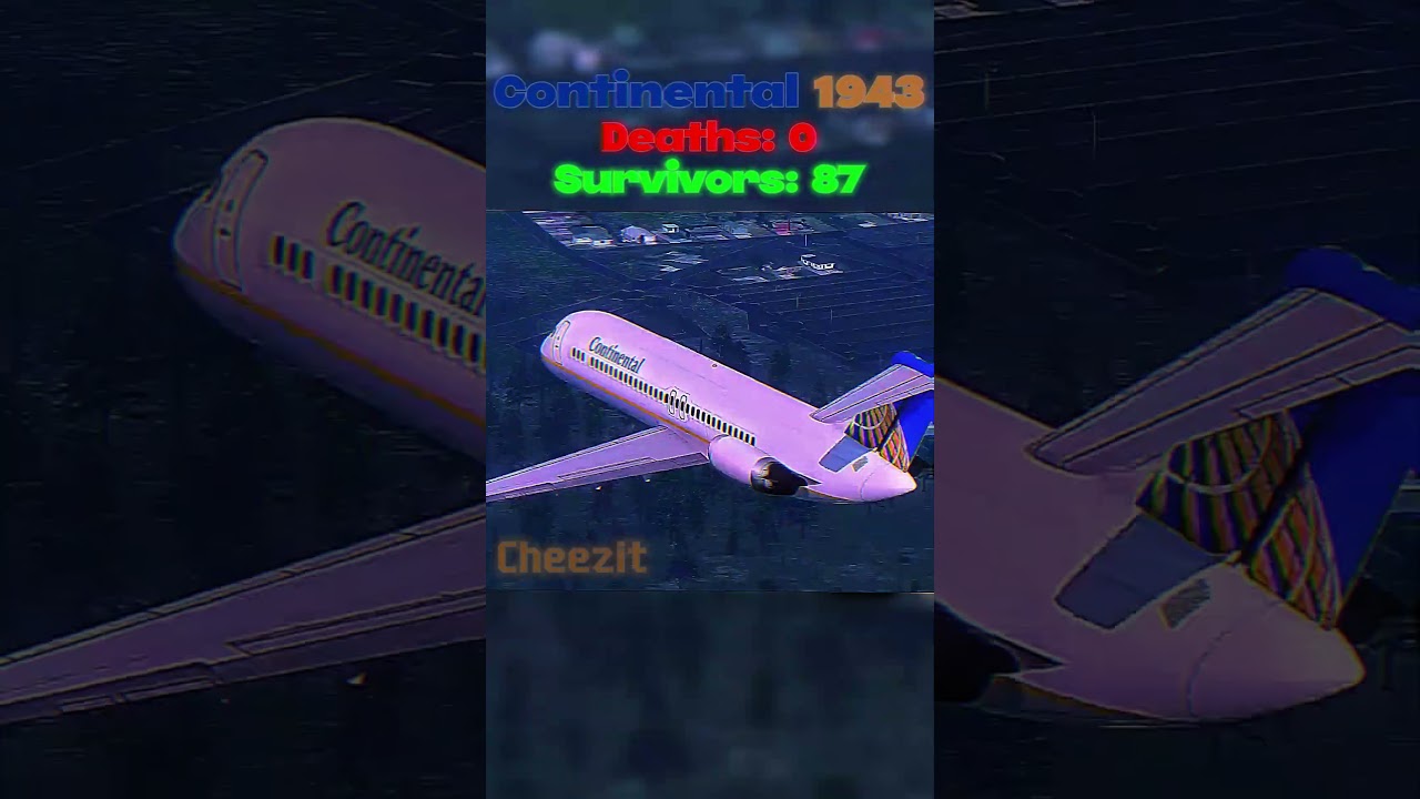 Continental Airlines Disasters #shorts #aviation #edit