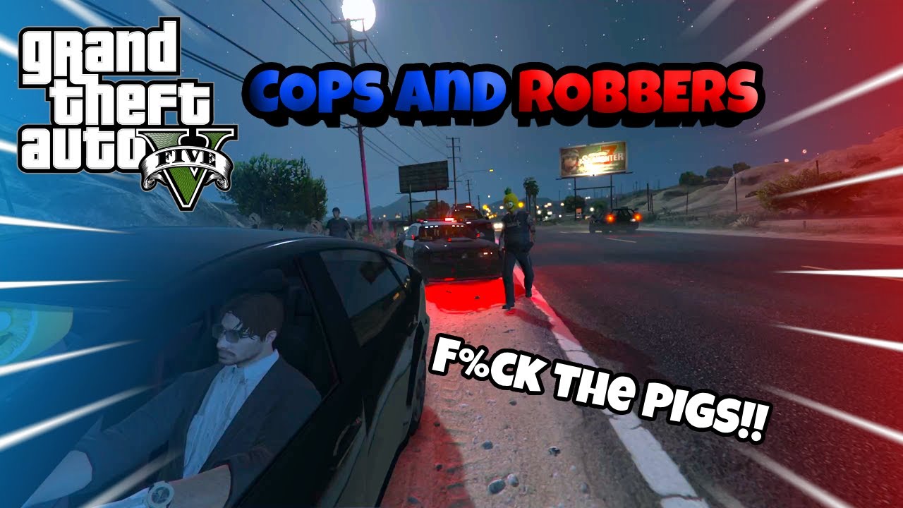 We Ran From Cops in a PRIUS!!!! - GTA 5 Cops and Robbers Funny Moments
