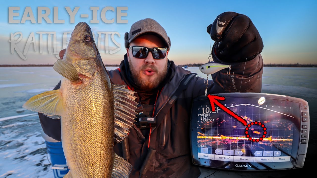 Rippin' Rap walleyes on early-ice (LiveScope first-timer)