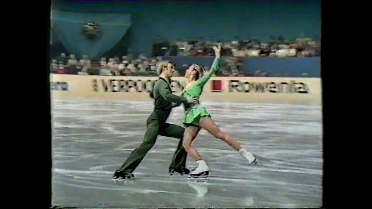 TORVILL AND DEAN - EVERGREEN - 1980 WORLD CHAMPIONSHIPS