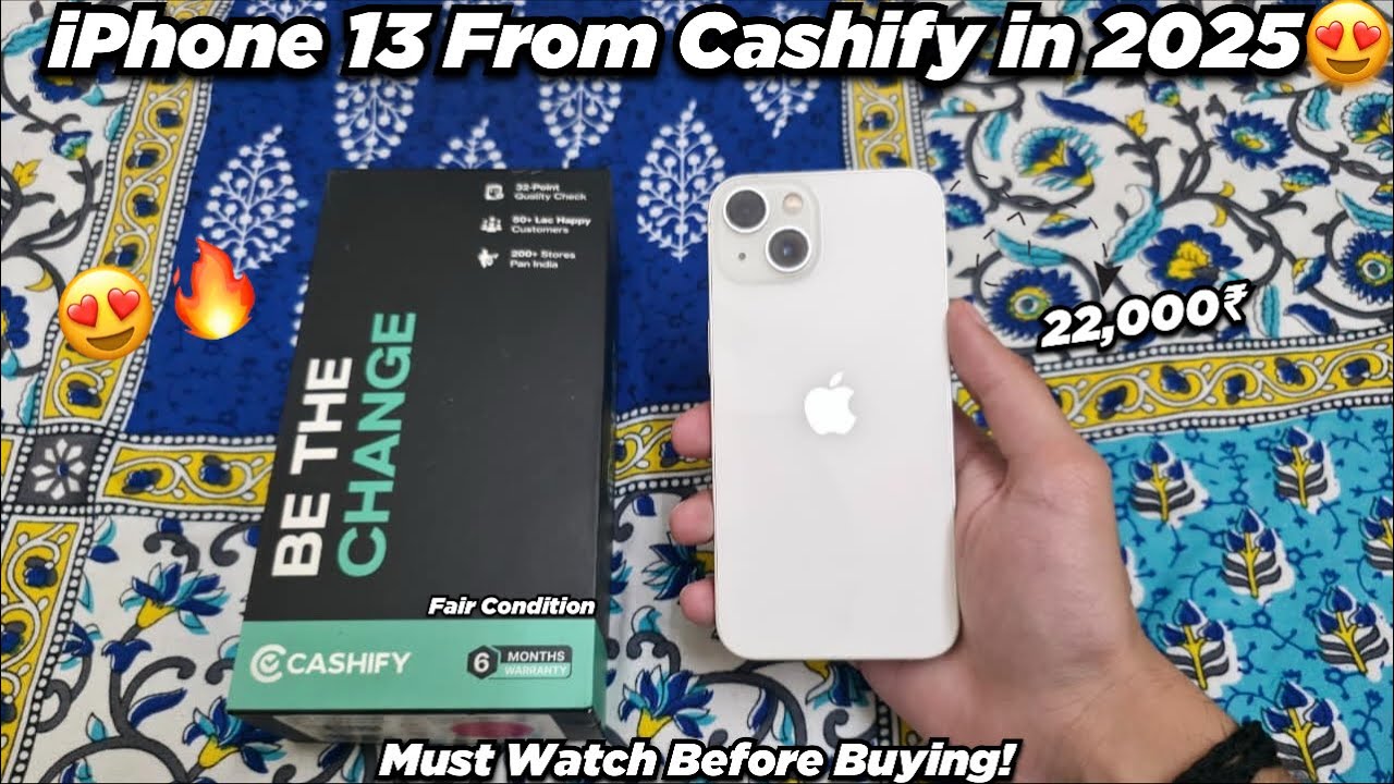 iPhone 13 Fair Condition From Cashify in 2025 || iPhone 13 Still worth For 2026 ? || Hindi Review 