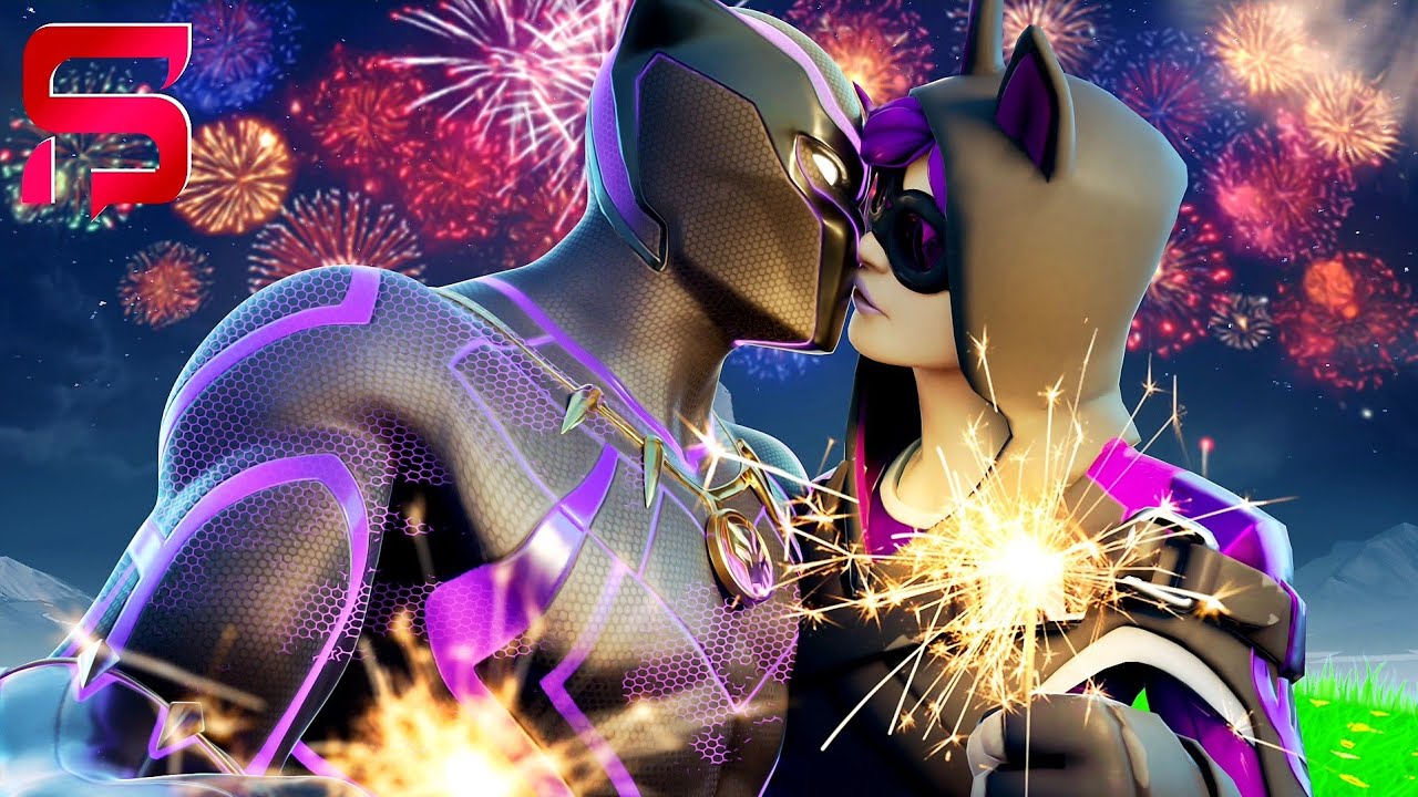 BLACK PANTHER'S NEW YEARS KISS.... ( Fortnite  )