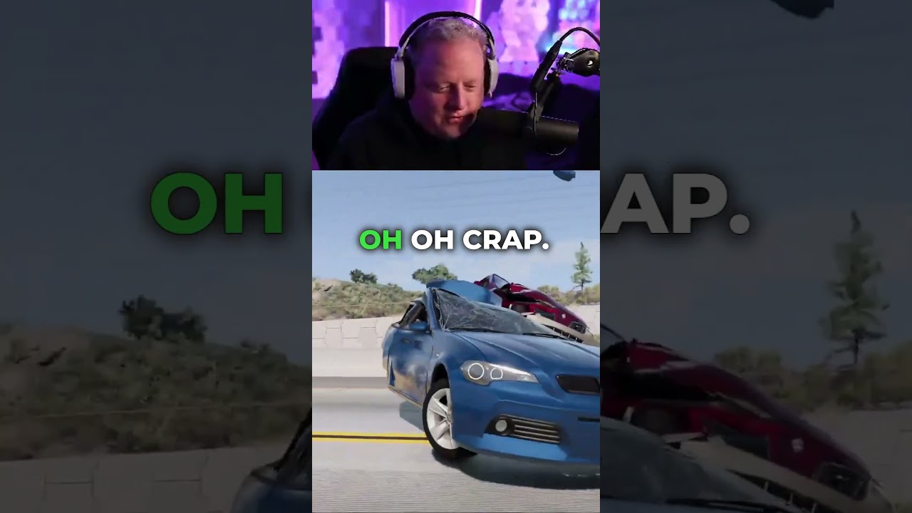 NEW slow motion crash camera in BeamNG drive