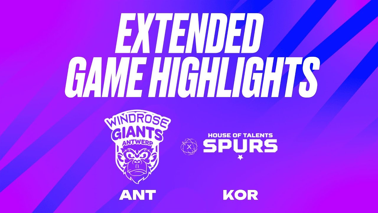 Windrose Giants Antwerp vs. House of Talents Kortrijk Spurs Extended Game Highlights