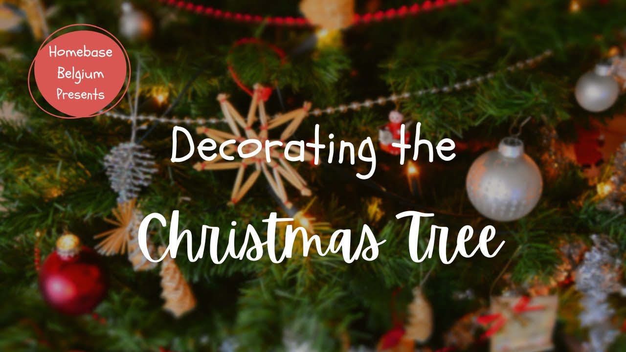 Decorating the Christmas Tree