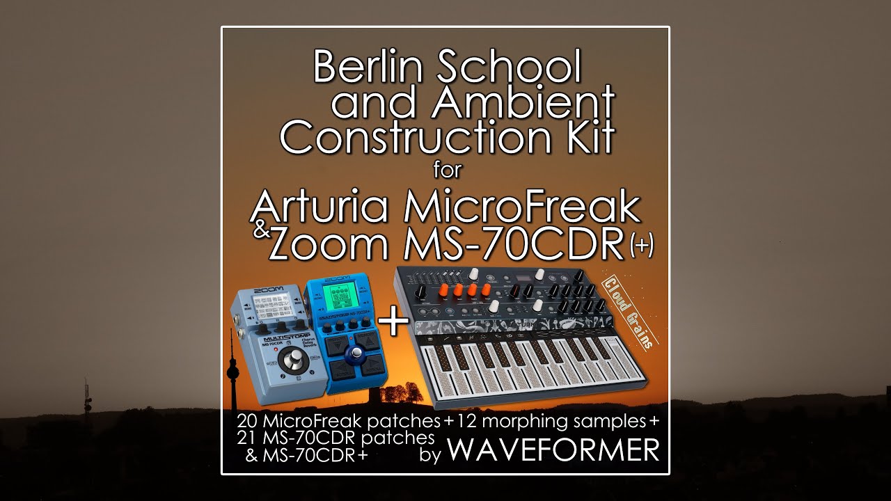 MicroFreak and MS-70CDR/MS-70CDR+ soundbank for Berlin School and Ambient