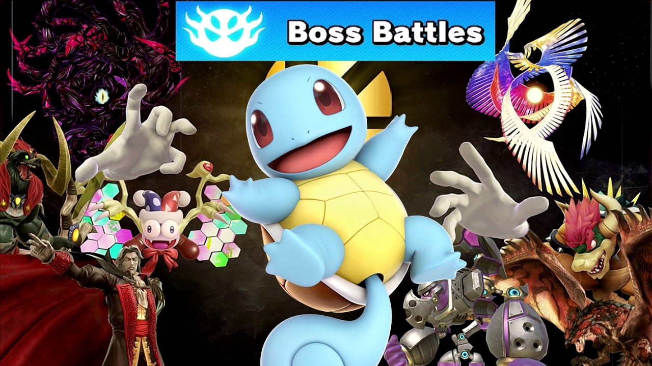 Super Smash Bros. Ultimate - Boss Battles with Squirtle
